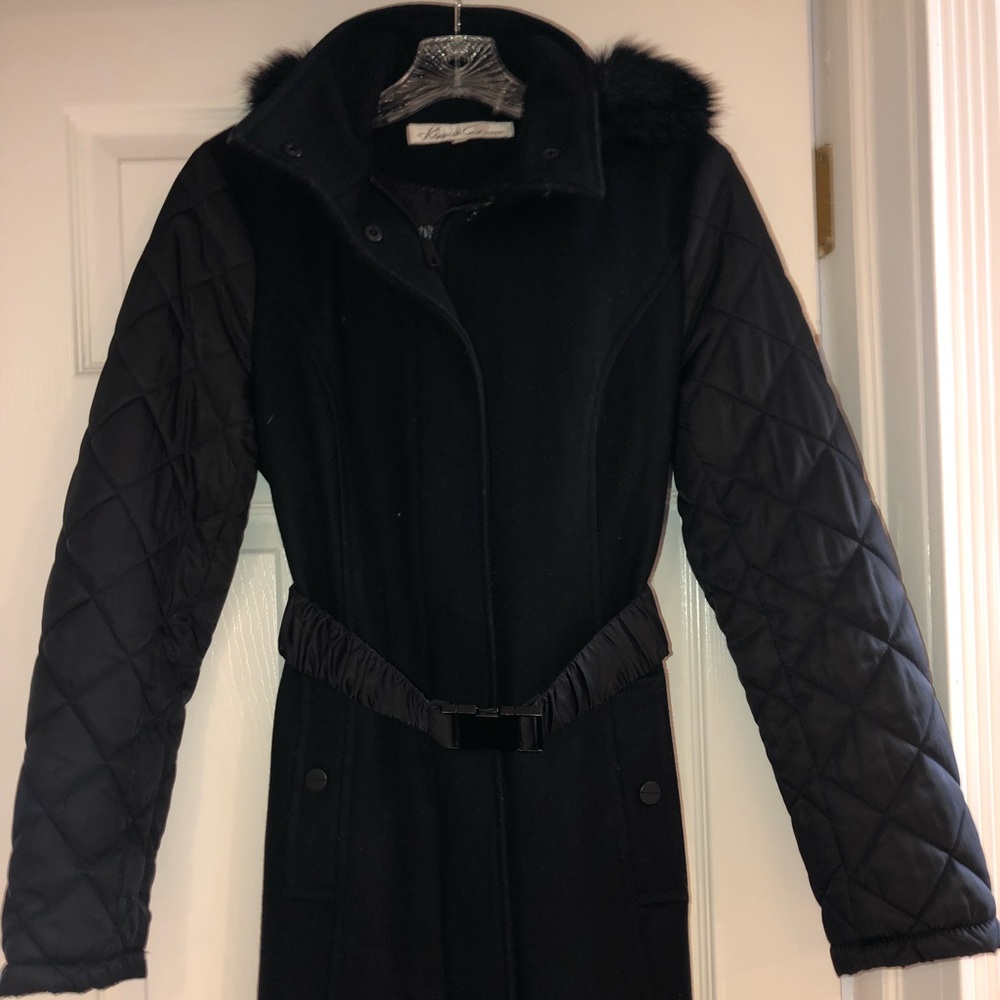 KENNETH COLE black wool coat 🖤